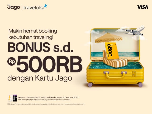 Jago x Traveloka