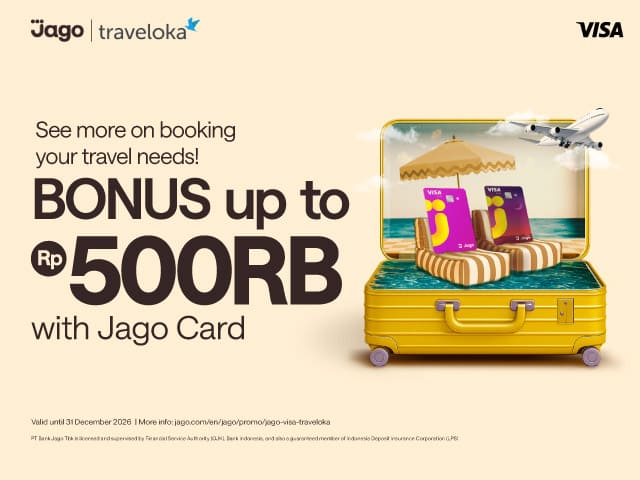 Jago x Traveloka