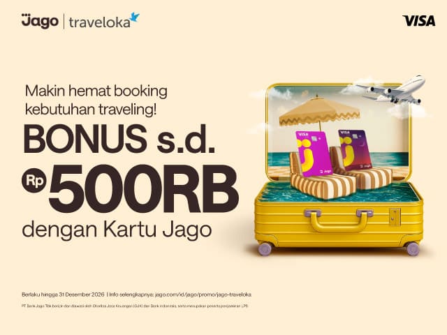 Jago x Traveloka