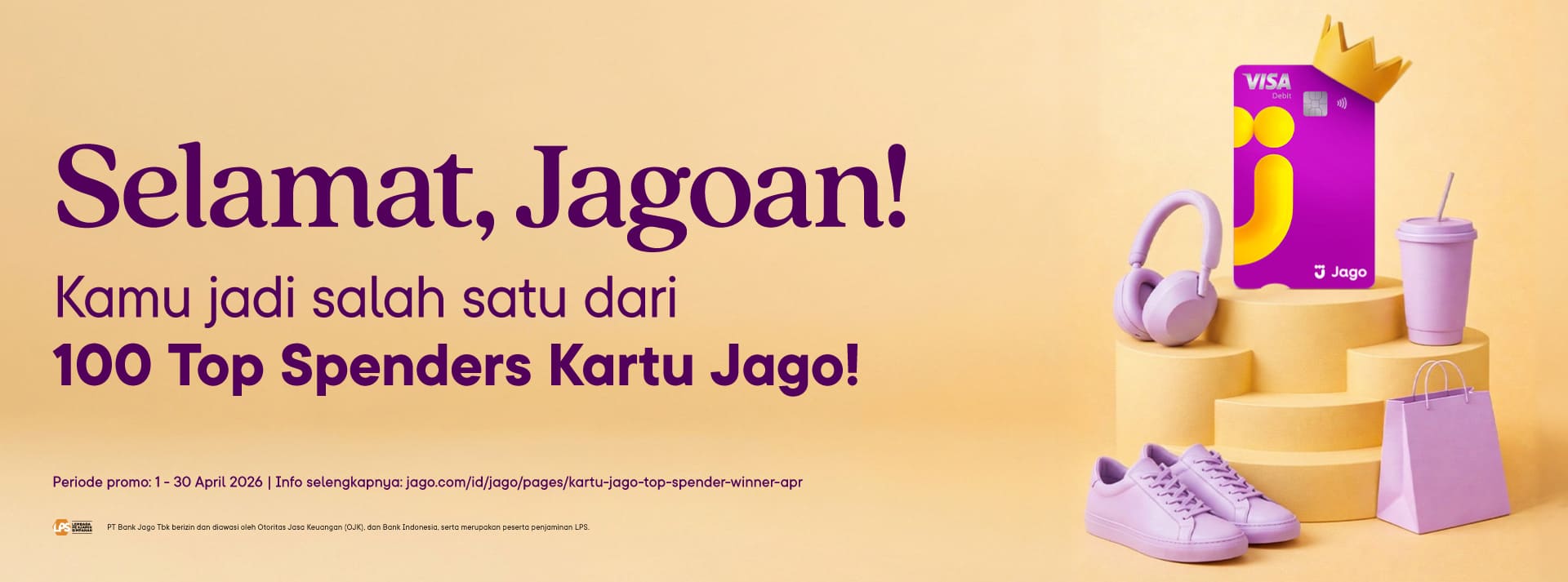 Jago Card Top Spender Winner