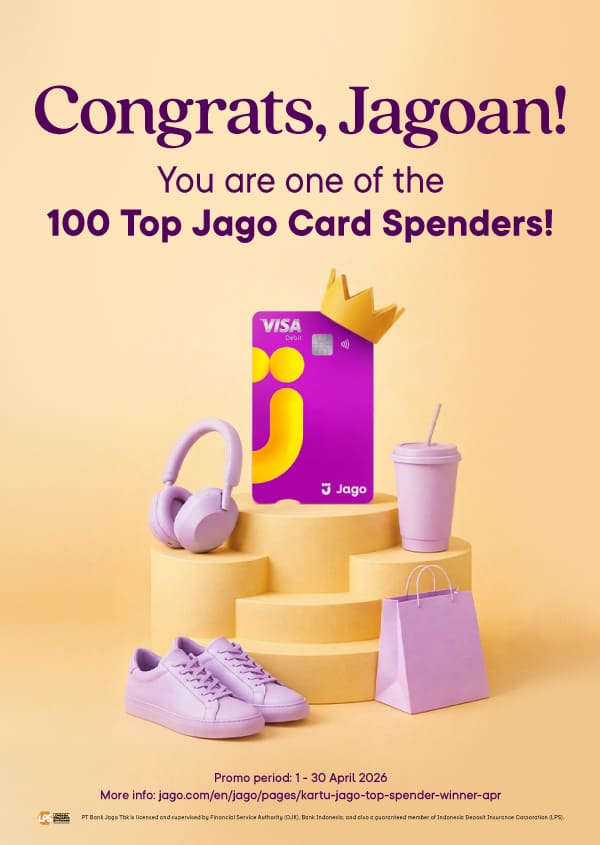 Jago Card Top Spender Winner