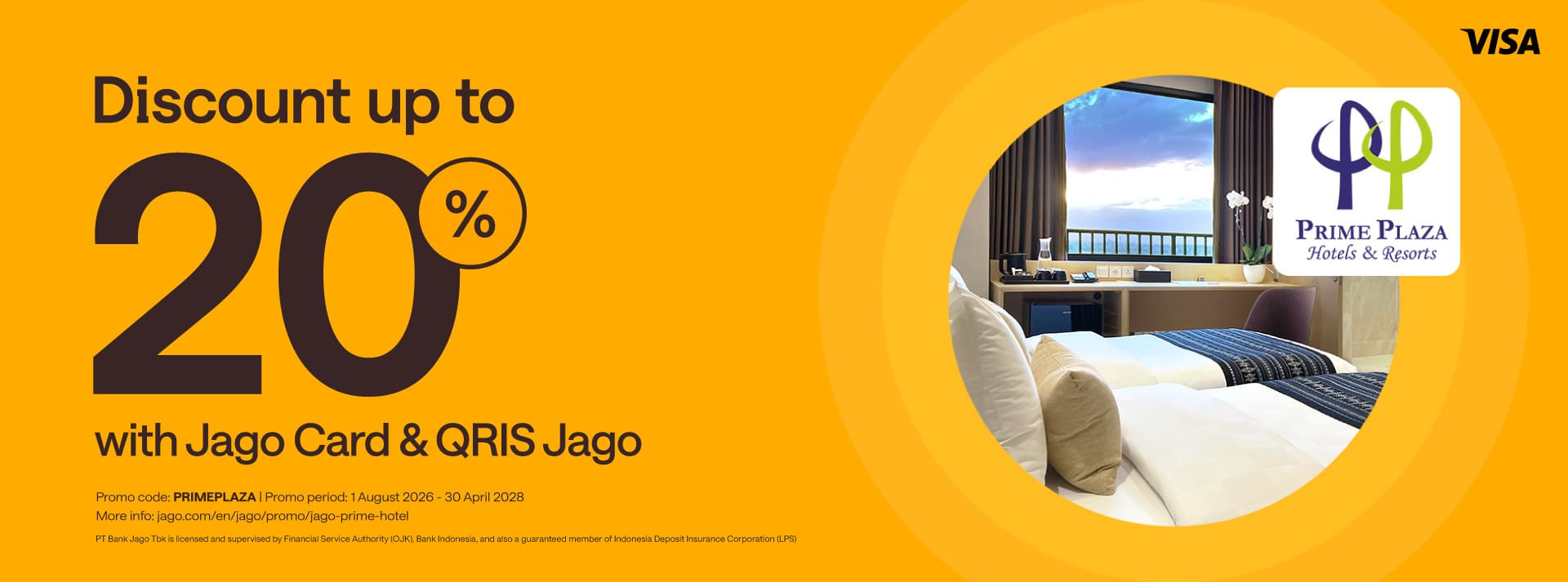 Get discounts of up to 20% at Prime Plaza Hotels & Resorts