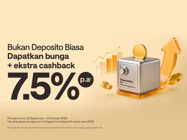 Promo Jago Deposito Ekstra Bonus