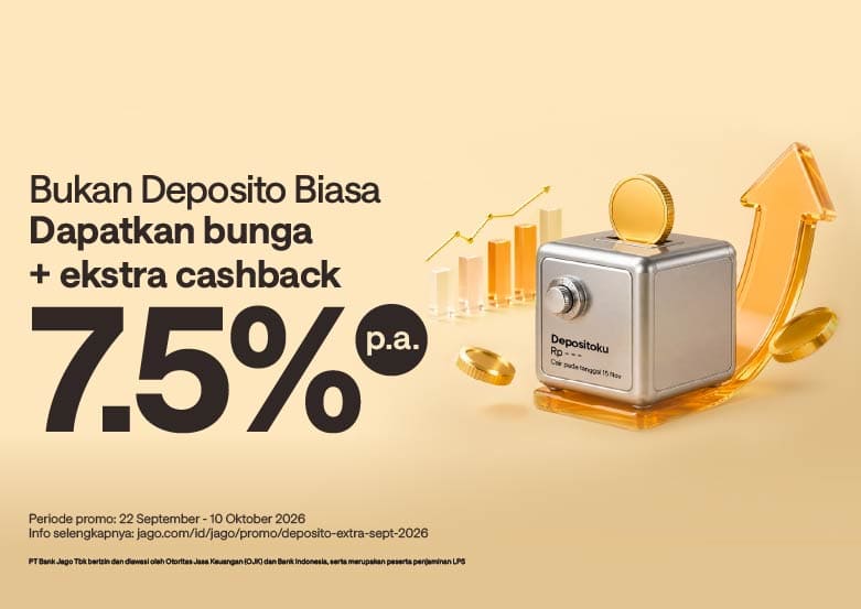 Promo Jago Deposito Ekstra Bonus