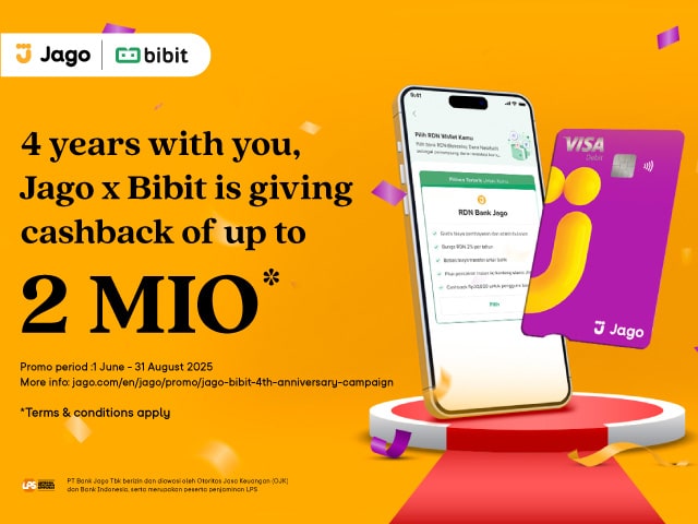 Jago x Bibit 4th Anniversary Campaign