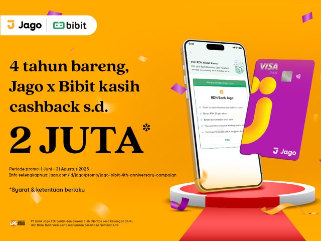 Jago x Bibit 4th Anniversary Campaign
