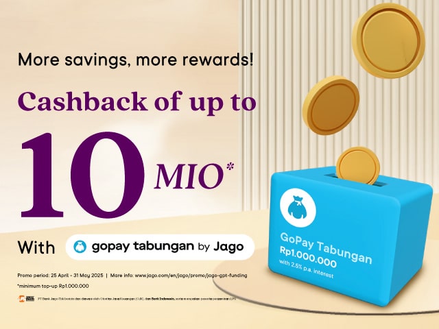 Jago x GoPay Tabungan by Jago Promotion