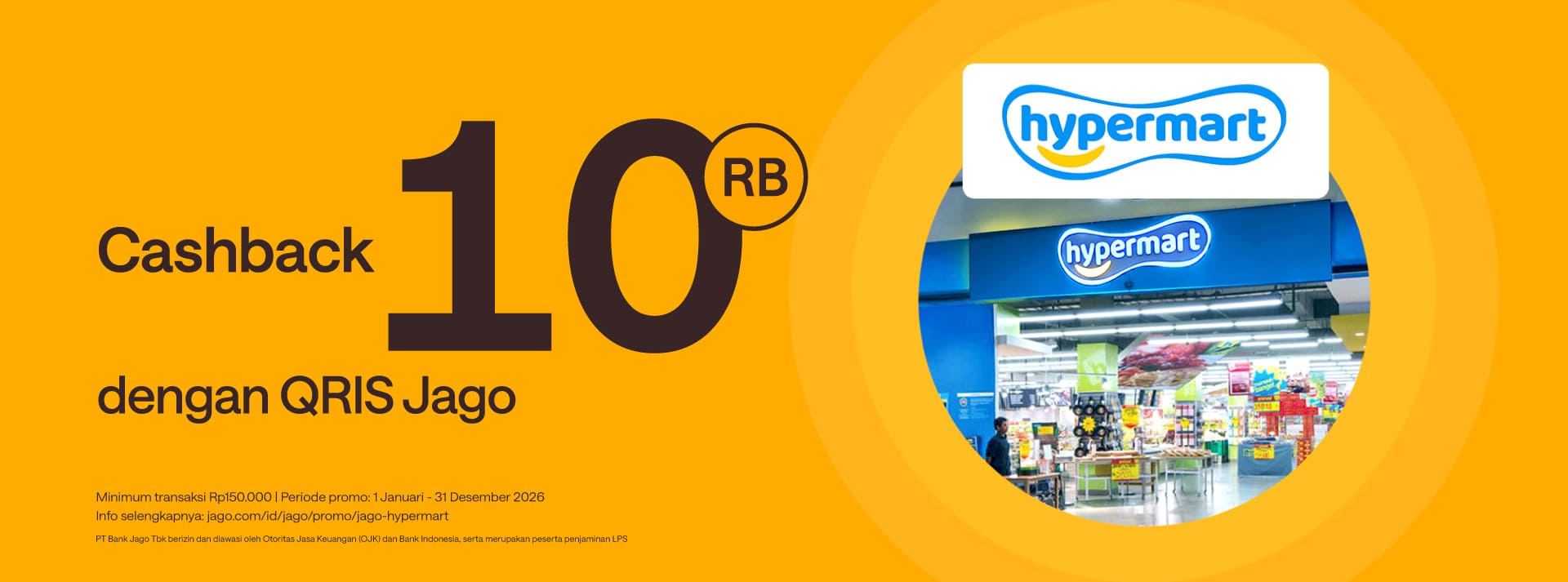 Perginya belanja, pulangnya bawa bonus juga pake QRIS Jago bonus 10rb*