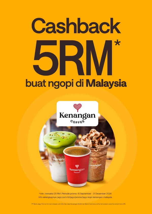 Bonus senilai RM 5 untuk pembelian RM 25 di Kenangan Coffee Malaysia