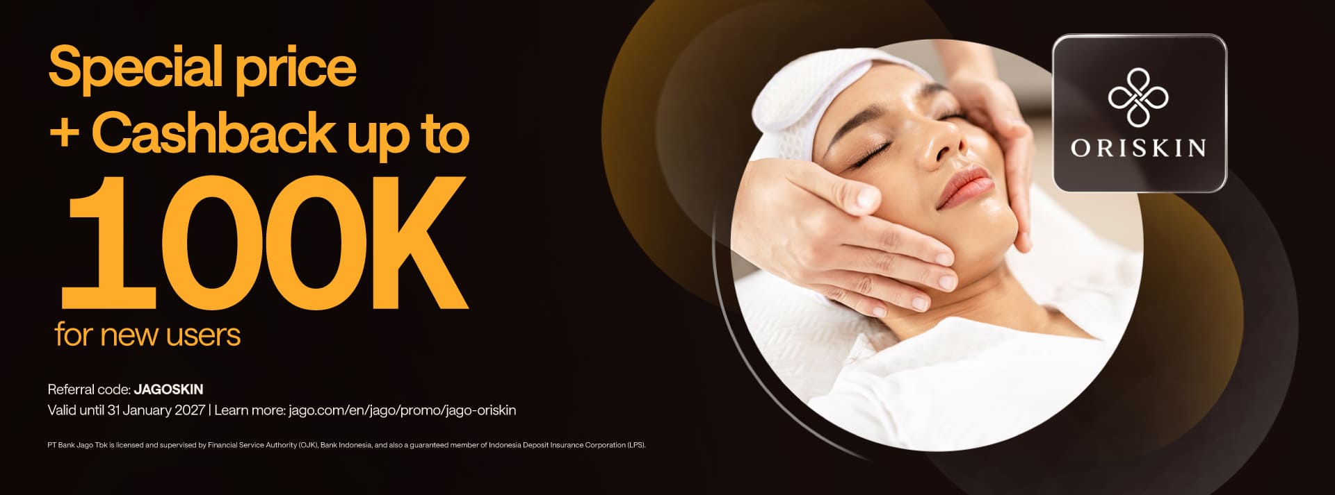 Special Price Facial Treatment & IPL Removal Rp1.4 Million & cashback up to Rp100,000