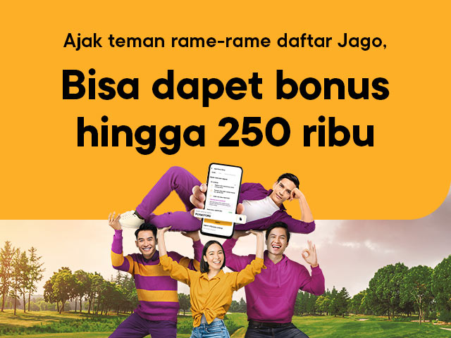 Bank Jago - Registrasi Jago Langsung Atau Via Partner, Nikmati Promonya