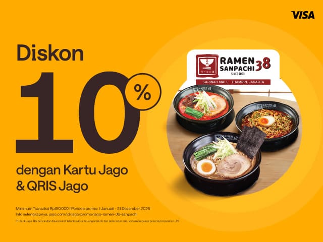 Promo Jago X Ramen 38 Sanpachi