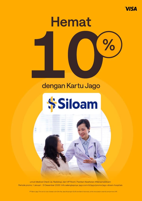 Dapatkan diskon 10% di Siloam International Hospitals Hospital Indonesia untuk Medical Check Up, Radiology, dan VIP Room