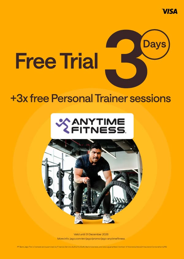 Enjoy a 3-day FREE TRIAL + 3 FREE personal trainer (PT) sessions at Anytime Fitness!