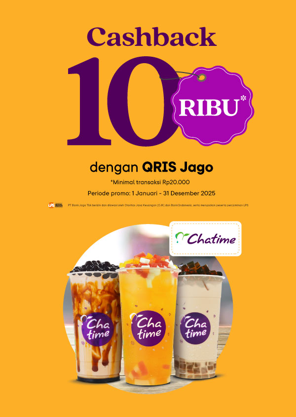Jajan bubble tea dapat bonus Rp10.000