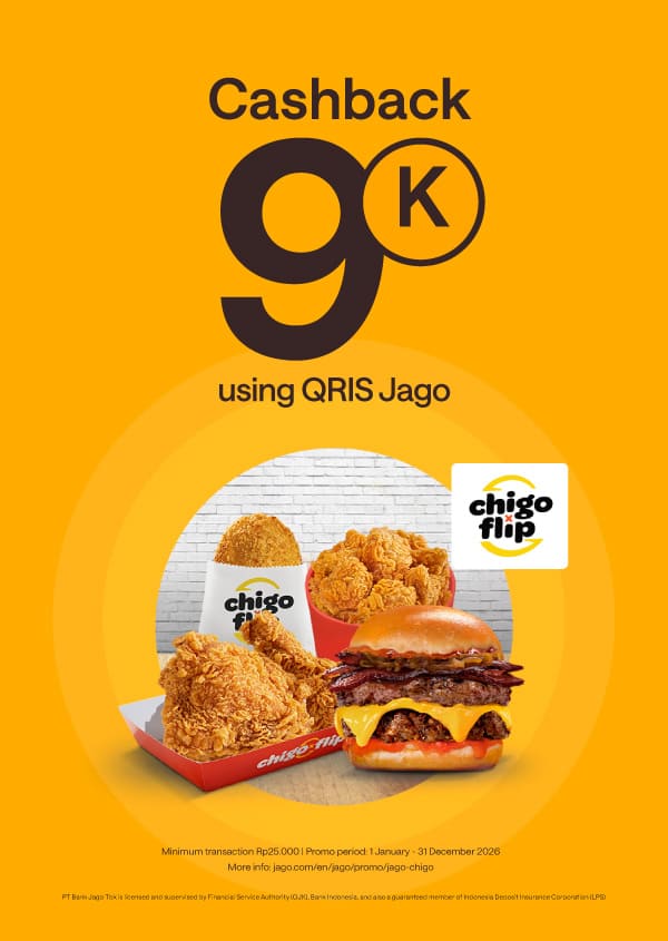 Get meal treats every day with Jago! Rp9,000 bonus exclusive for Jago QRIS users