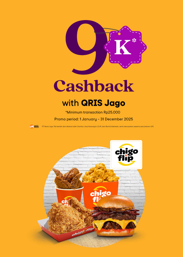 Get meal treats every day with Jago! Rp9,000 bonus exclusive for Jago QRIS users