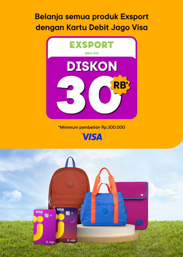 Belanja semua produk Exsport, Diskon Rp30.000
