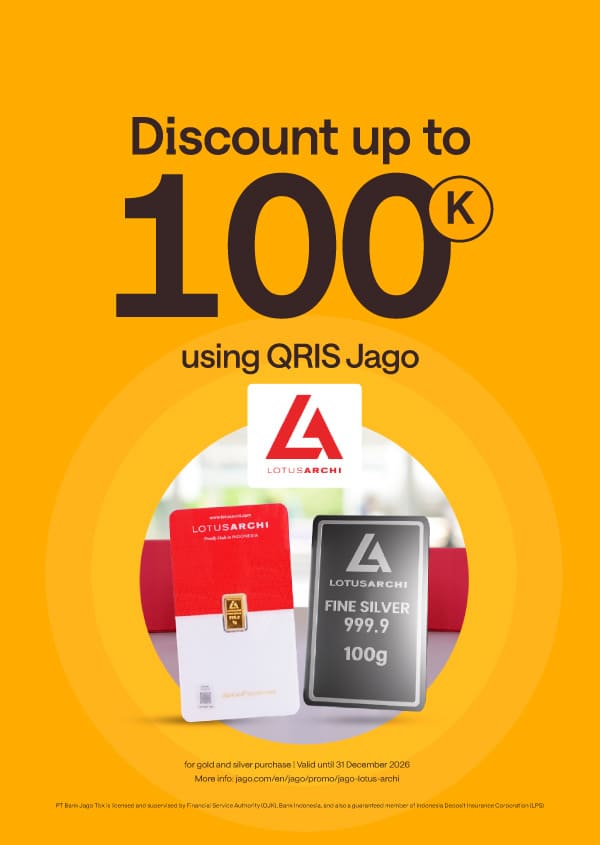 Get up to Rp 100,000 discount with transactions using QRIS Jago!