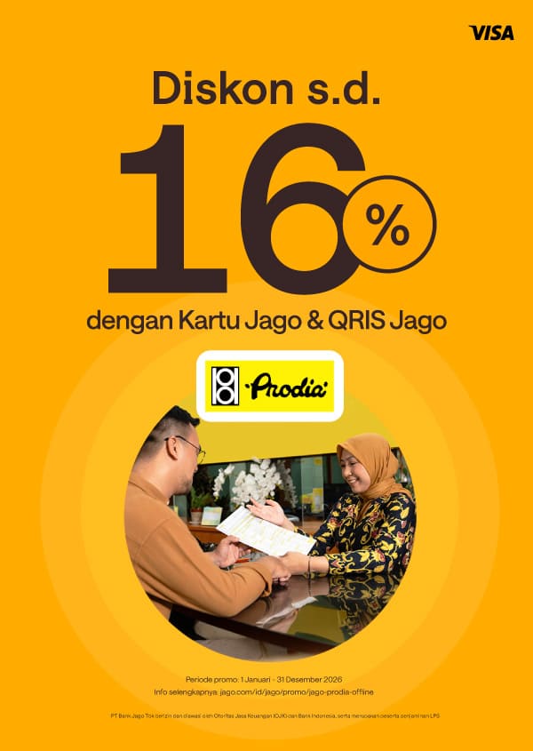 Promo spesial cek kesehatan pake Jago diskon s.d. 15%