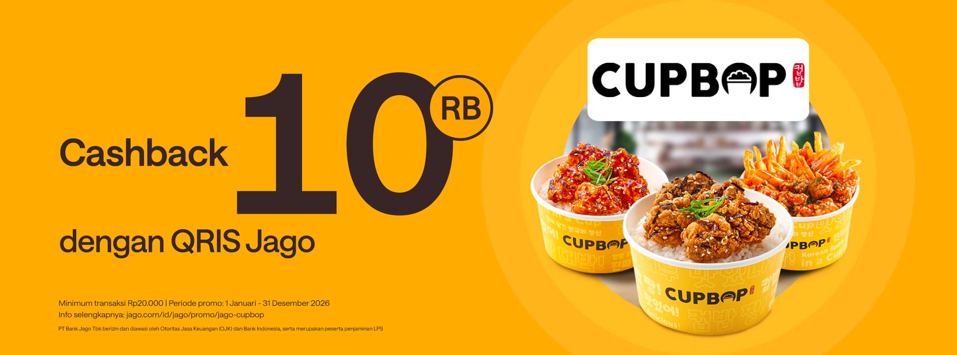 Bonus Rp10.000 buat jajanan Korea