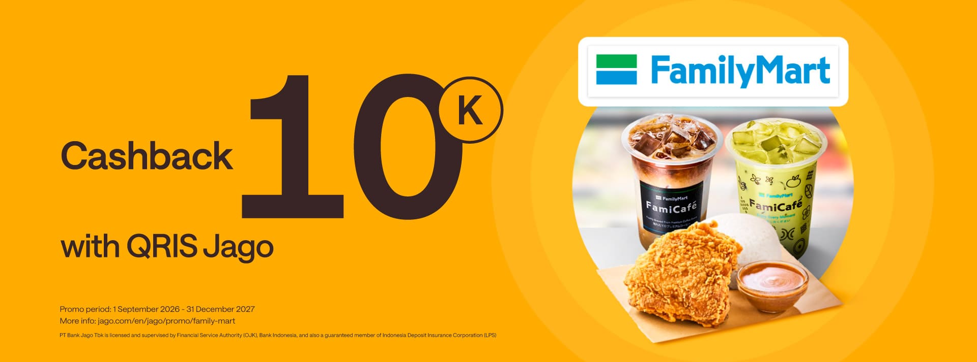Shop with Jago QRIS, get 50% cashback*