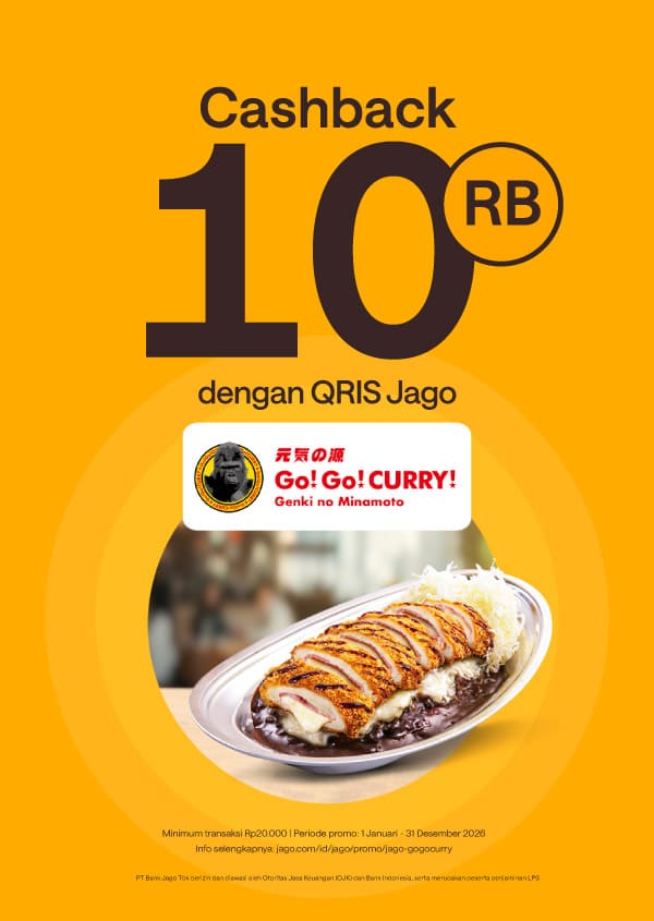 Cashback Rp10.000 makan kari pakai QRIS Jago