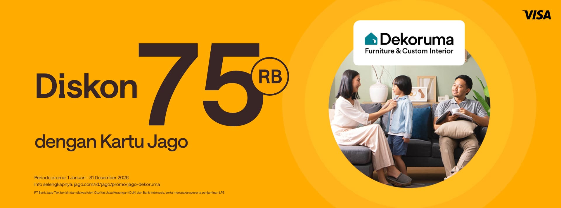 Bikin rumah lebih estetik pake Kartu Jago (Fisik) diskon 75rb