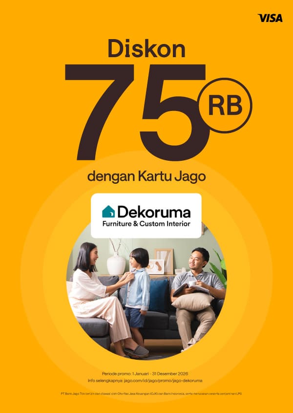 Bikin rumah lebih estetik pake Kartu Jago (Fisik) diskon 75rb