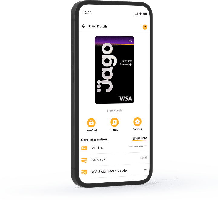 Digital Pro Card: IDR 200 Million Daily Limit. Enjoy Visa Offers