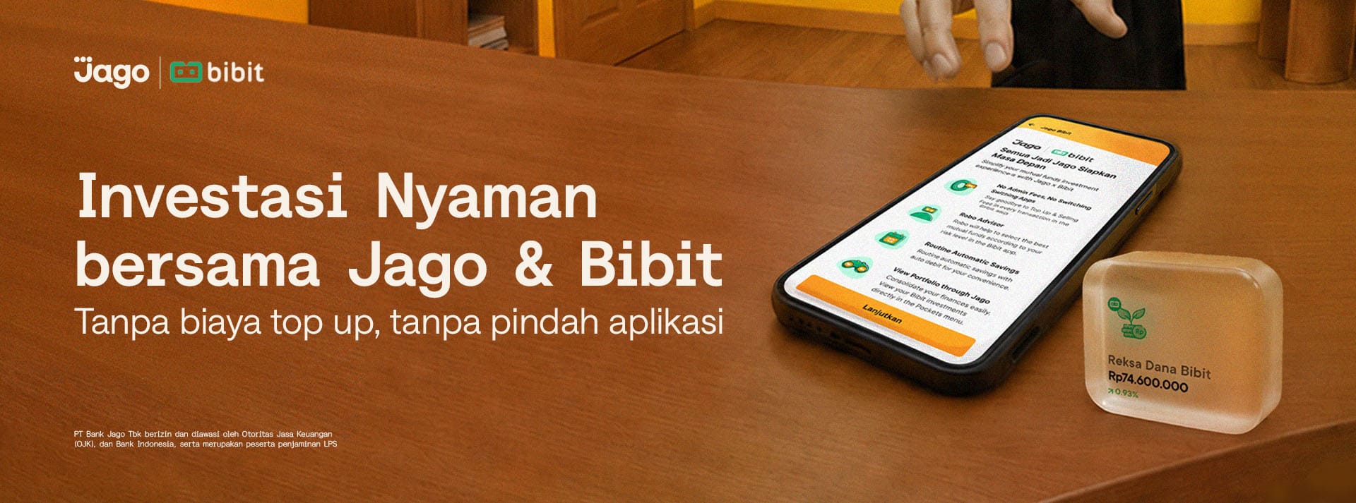 Jago dan Bibit berkolaborasi memudahkan investasi