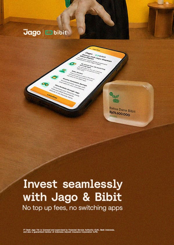 Jago dan Bibit berkolaborasi memudahkan investasi