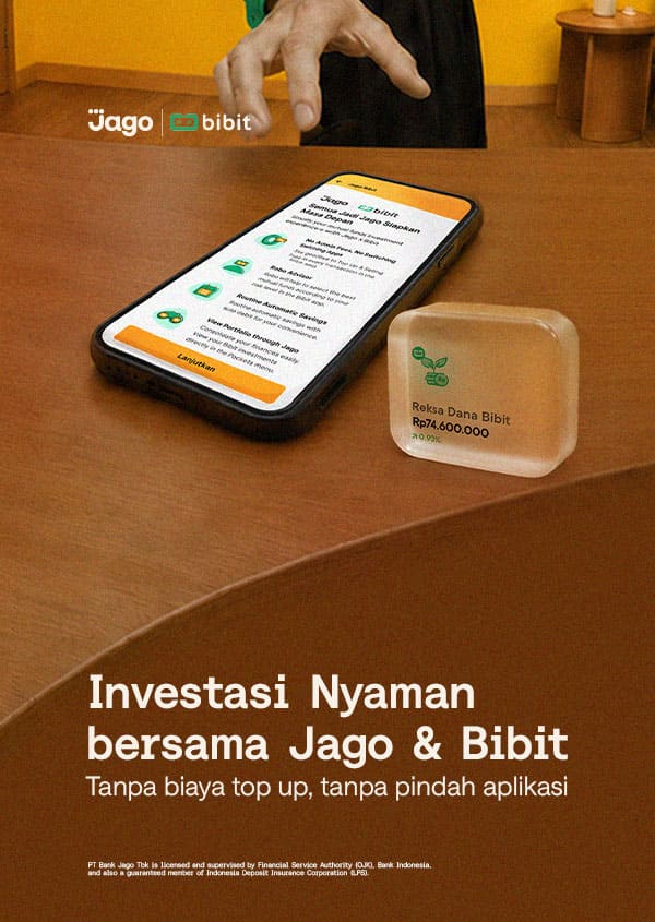 Jago dan Bibit berkolaborasi memudahkan investasi