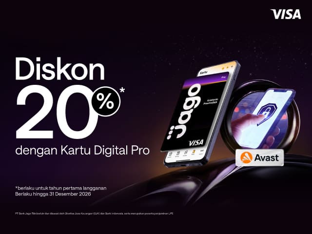 Promo Kartu Digital Pro - Avast