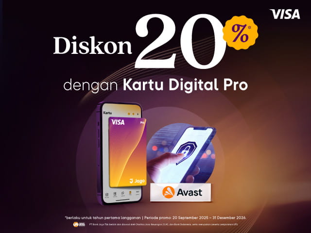 Promo Kartu Digital Pro - Avast
