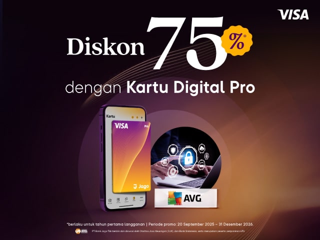 Promo Kartu Digital Pro - AVG