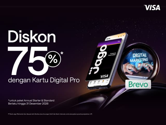 Promo Kartu Digital Pro - Brevo