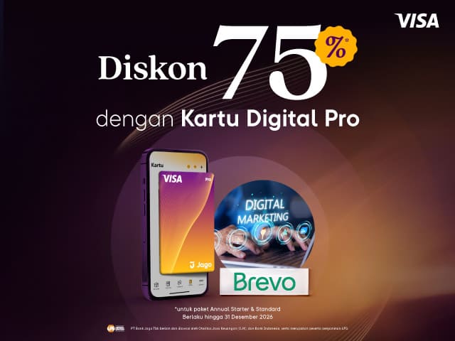 Promo Kartu Digital Pro - Brevo