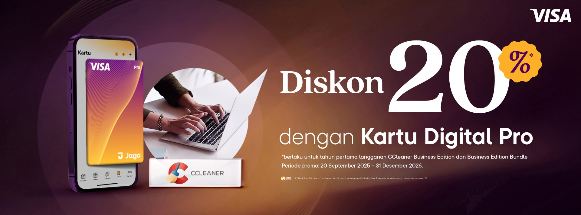 Diskon 20% untuk Business Edition & Business Edition Bundle dengan Kartu Digital Pro