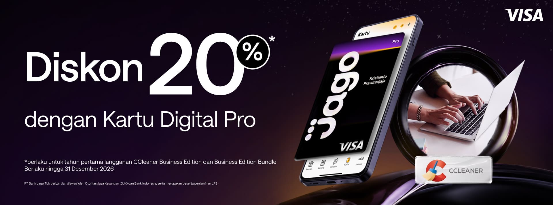 Diskon 20% untuk Business Edition & Business Edition Bundle dengan Kartu Digital Pro