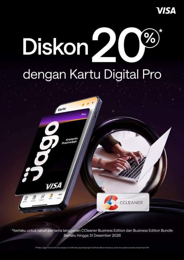 Diskon 20% untuk Business Edition & Business Edition Bundle dengan Kartu Digital Pro