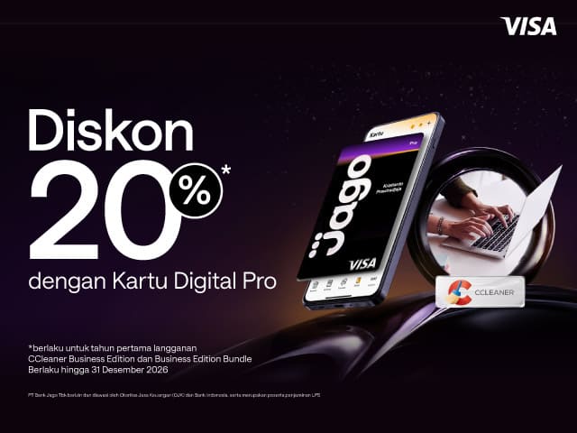 Promo Kartu Digital Pro - CCleaner