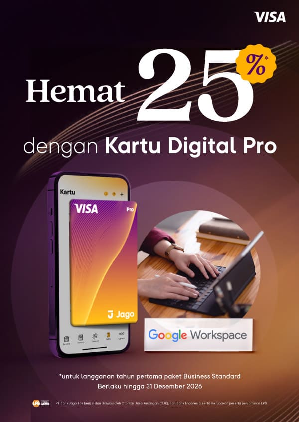 Hemat 25% Business Standard dengan Kartu Digital Pro