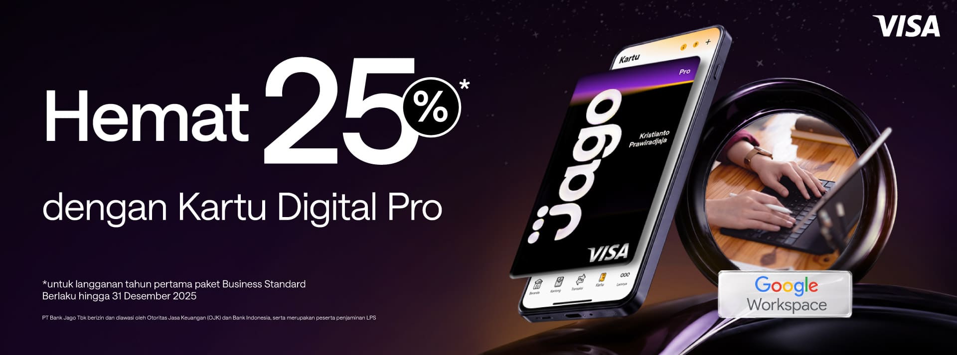 Hemat 25% Business Standard dengan Kartu Digital Pro