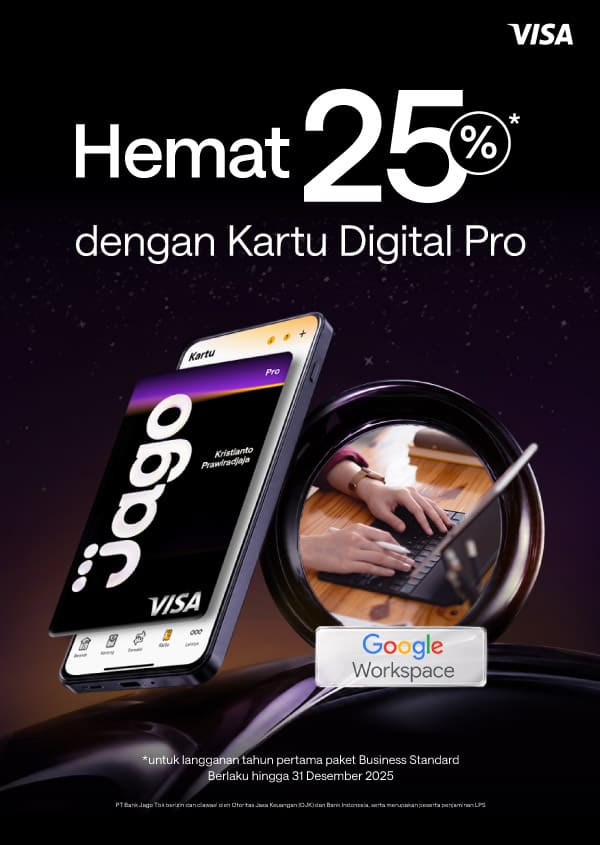 Hemat 25% Business Standard dengan Kartu Digital Pro