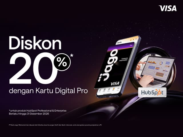 Promo Kartu Digital Pro - HubSpot