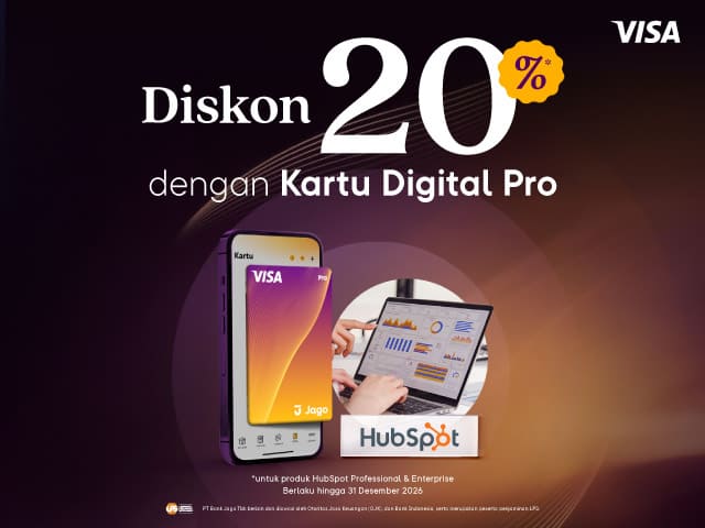 Promo Kartu Digital Pro - HubSpot