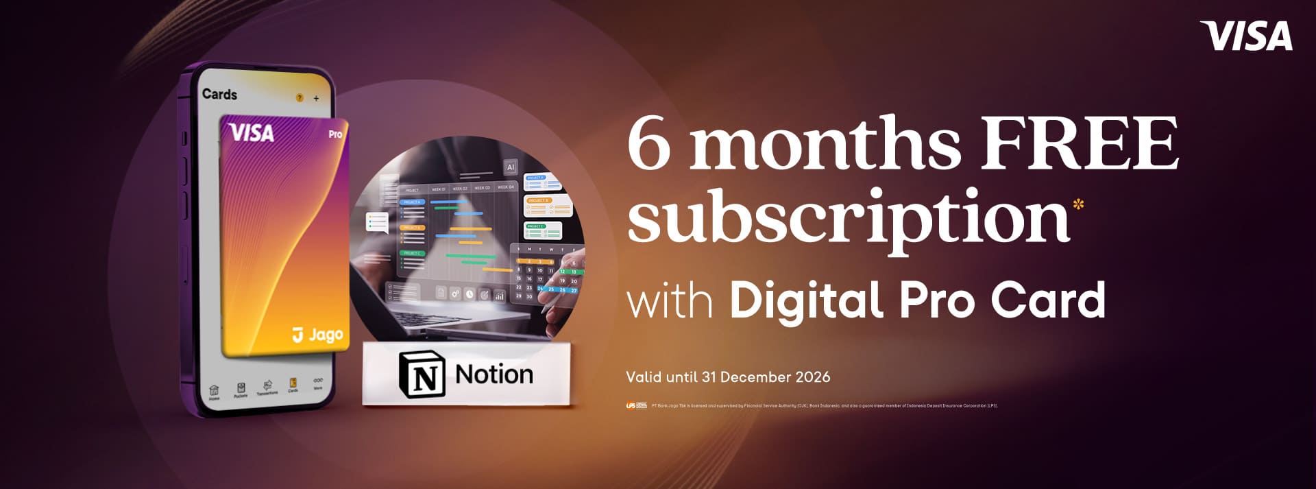 Get 6 Months of Notion Business & AI Free with Jago Digital Pro Card
