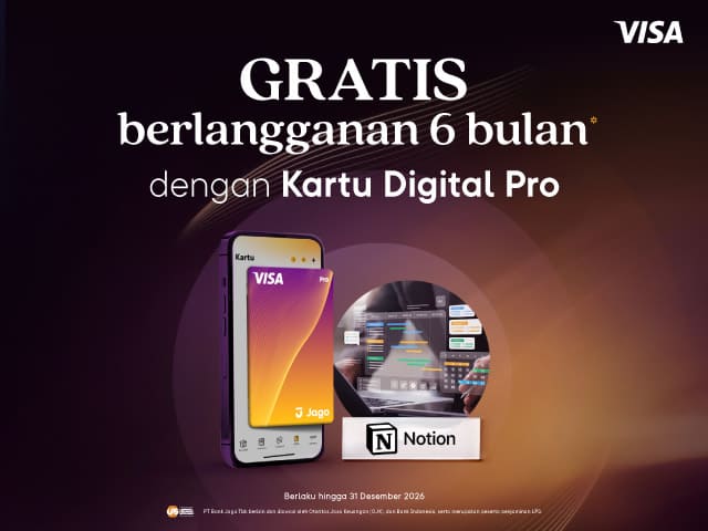 Promo Kartu Digital Pro - Notion