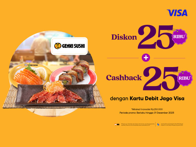 Promo Jago x Genki Sushi